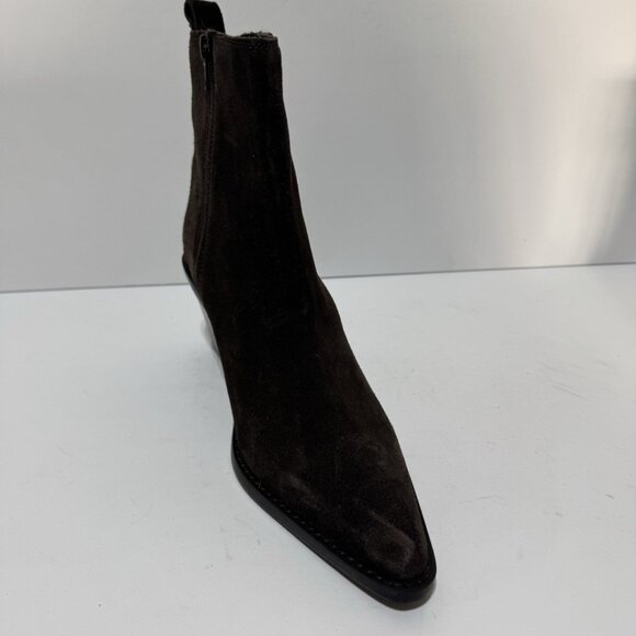 House of Harlow 1960 Womens Ankle Boots Brown Suede Size 9.5 M - Picture 2 of 5